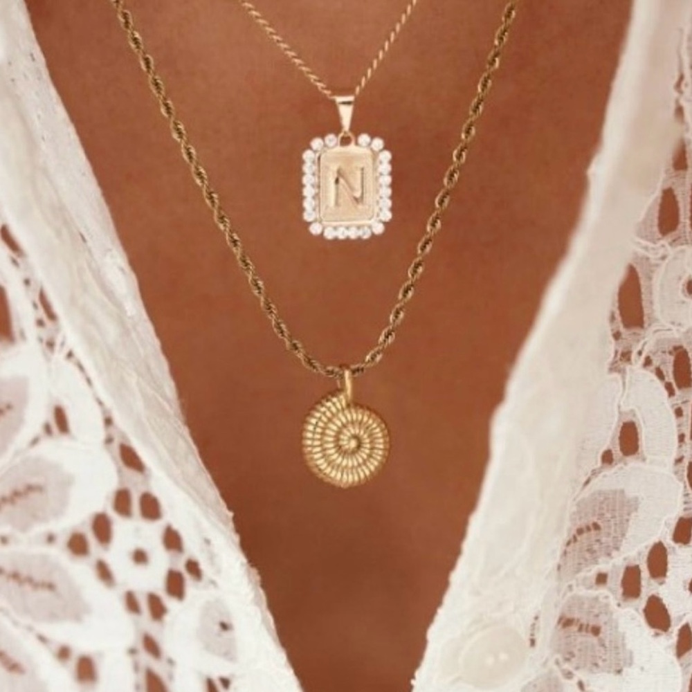 Bracha Royal Initial N Necklace - New with Package